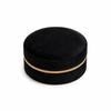 Velvet Travel Jewelry Case Round Mini Portable Jewelry Storage Ring Jewelry Box  Storage Use