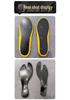 Plantillas para Zapatos de Fibra de Carbono Unisex: Diseño Grueso, Absorbente de Impactos y Elástico para Zapatillas Deportivas, de Fútbol y Baloncesto