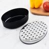 Stainless Steel Cheese Grater with Airtight Storage Container Box Grater for Kitchen Shredder for Parmesan Cheddar Vegetables