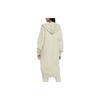 Nike Nsw Sportswear Long Sleeve Open Front Fleece Hoodie Women Outerwear Oatmeal CU7071-140