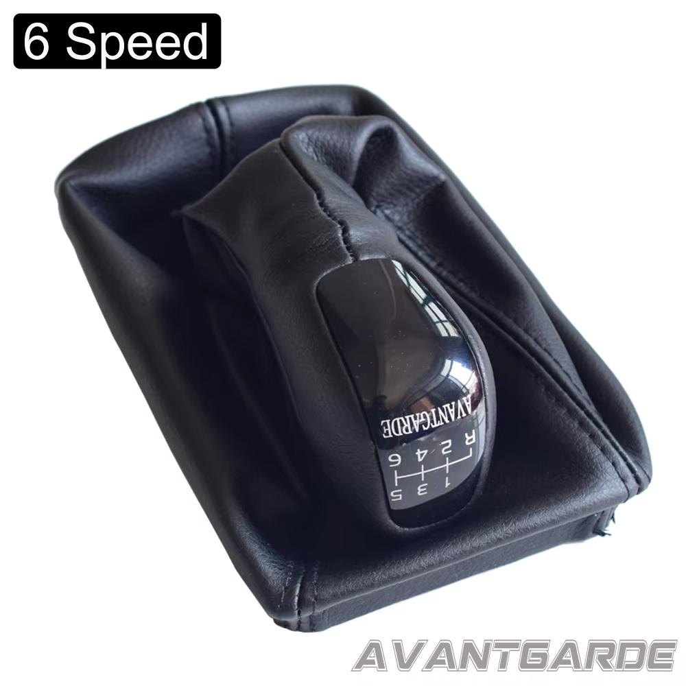 Manual 6 Speed Gear Shift Knob Lever Shifter Complete Gaiter Boot Cover For Mercedes-Benz E Class W211 S211 2003-2009 CLASSIC
