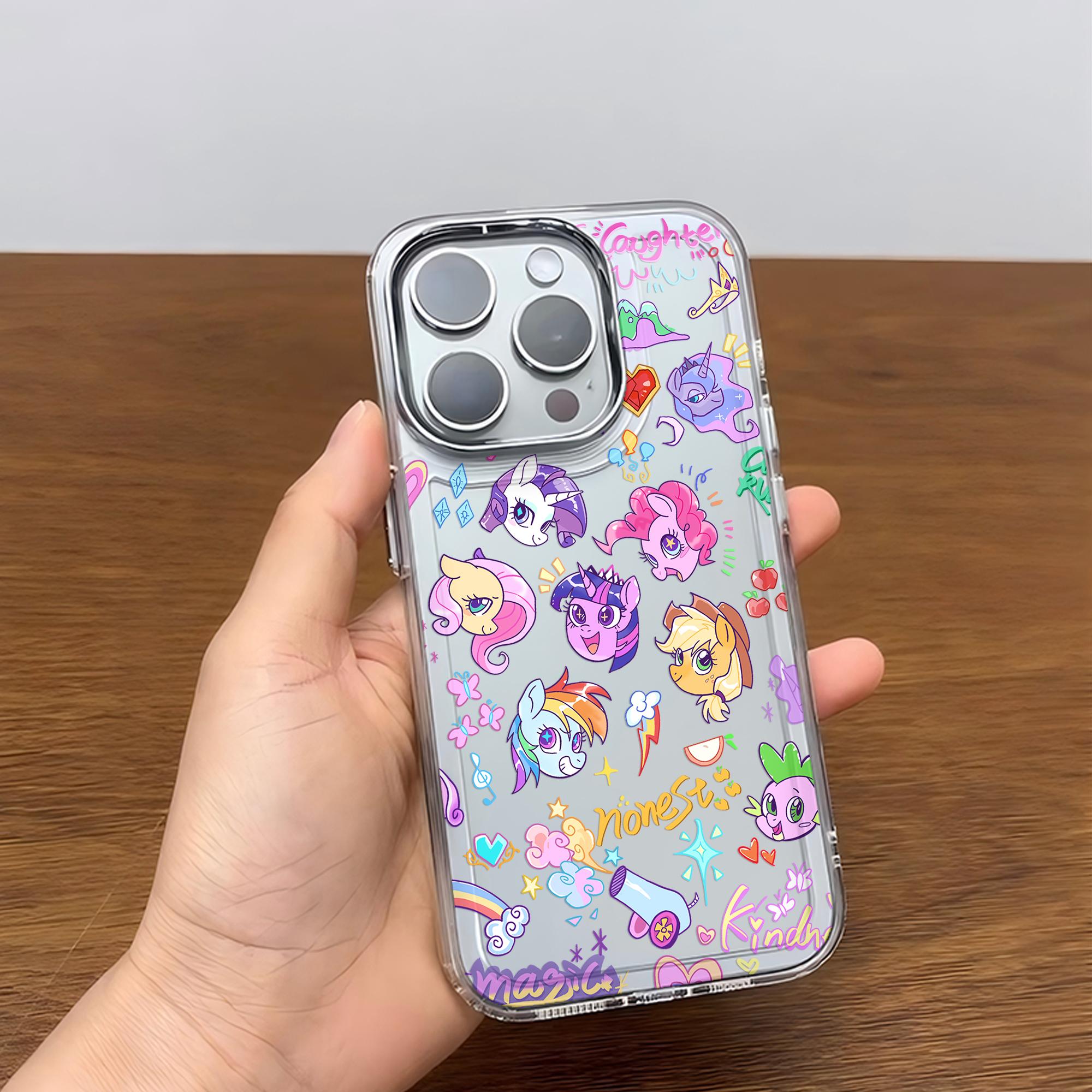 

Cute cartoon My Little Pony Phone Case for Samsung Galaxy S25 S24 S23 S22 S21 S20 Note20 Ultra Edge Plus 4G 5G Transparent Cover Samsung S10 5G