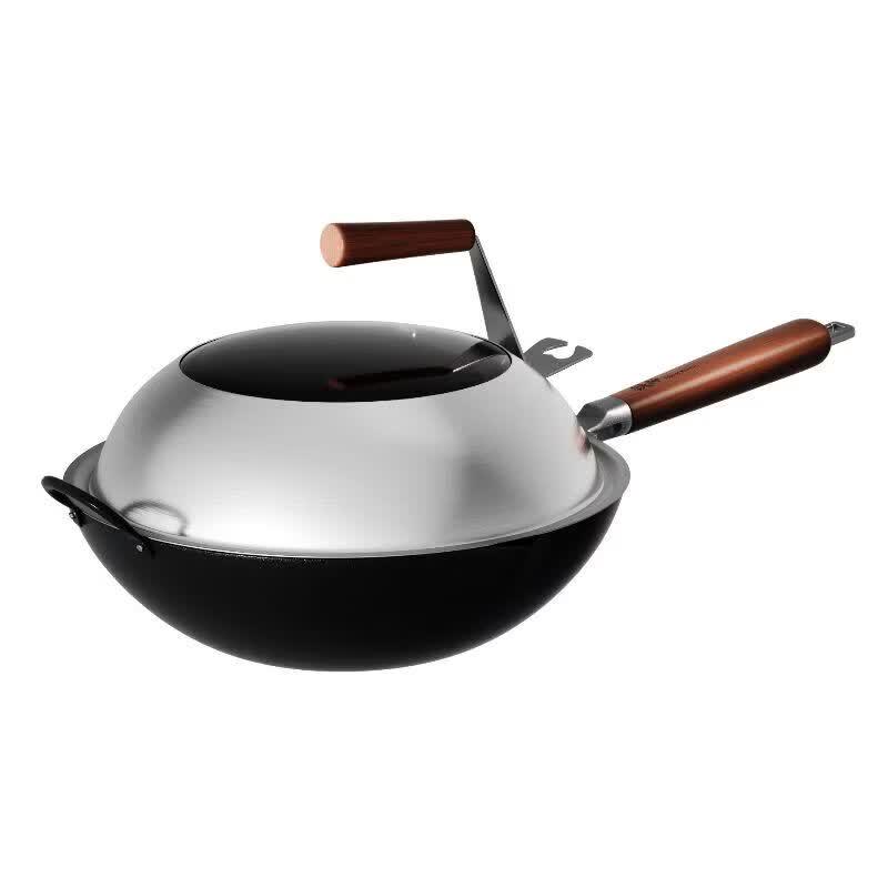 

Shentian Tieshen 3 Fiber Pattern Iron Wok 30cm