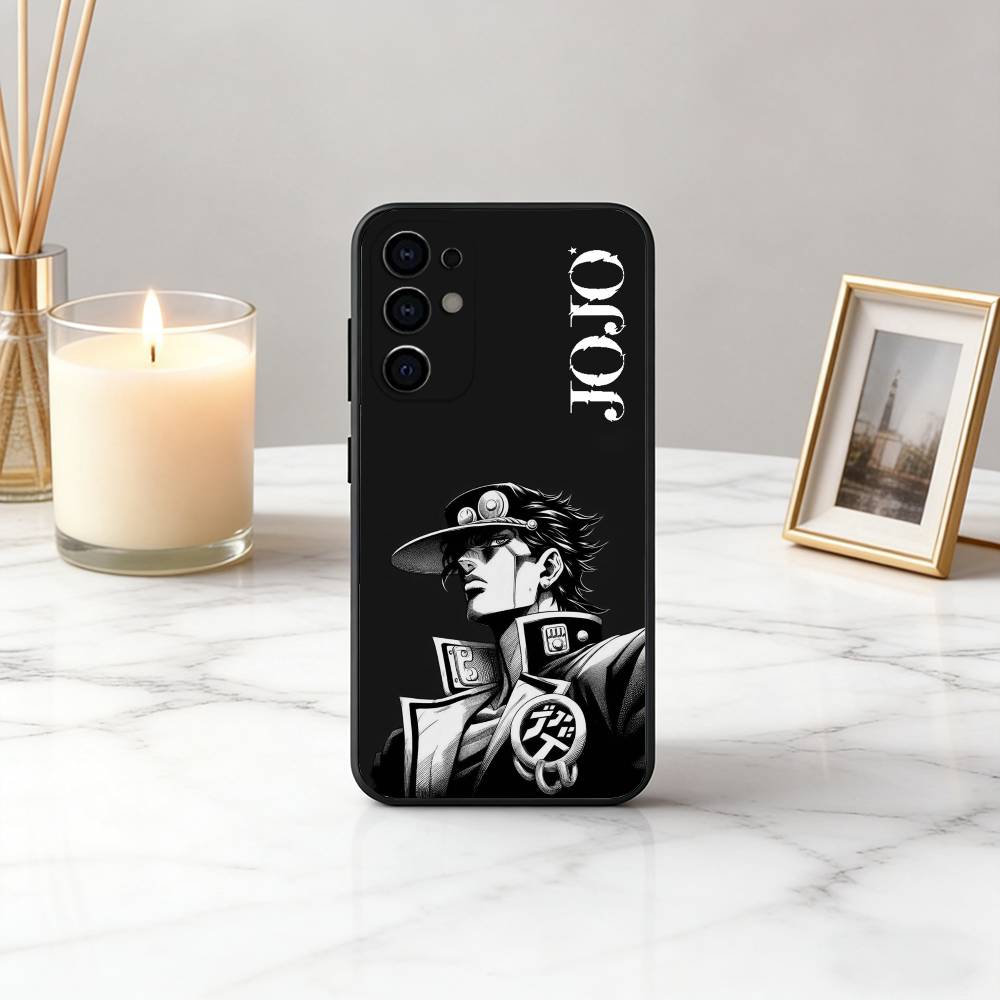 COOL J-JoJo B-Bizarre A-Adventures Phone Case For Samsung S25,S24,S21,S22,S23,S30,Ultra,S20,Plus,Fe,Soft Silicone Black Cover