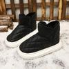 New Autumn and Winter Thick-soled Snow Boots Women's Fur Integrated Muffin Thickened and Velvet Warm Bread Cotton Shoes