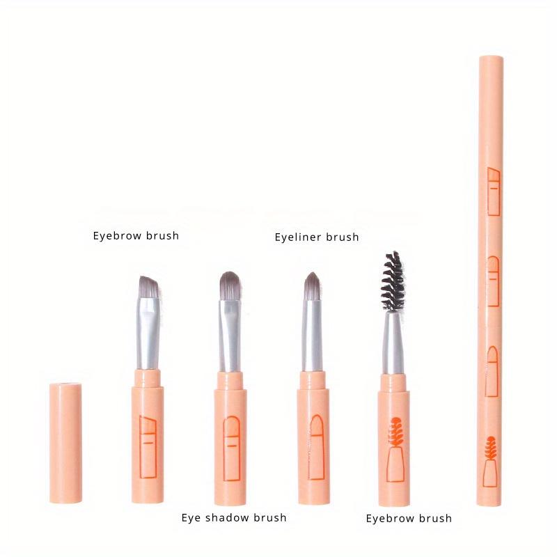 New Eye Shadow Brush 4 In 1 Single Makeup Brush 4 Sets of Eyebrow Brush Eyelash Brush Eye Shadow Brush Eyeliner Brush Lip Brush