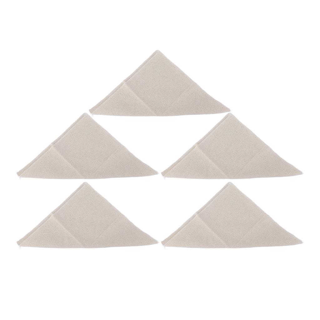 5Pcs Embroidery Fabric Soft Comfortable Easily Fold Portable DIY Material Kit for Sofas Cushions Pillows28x28cm