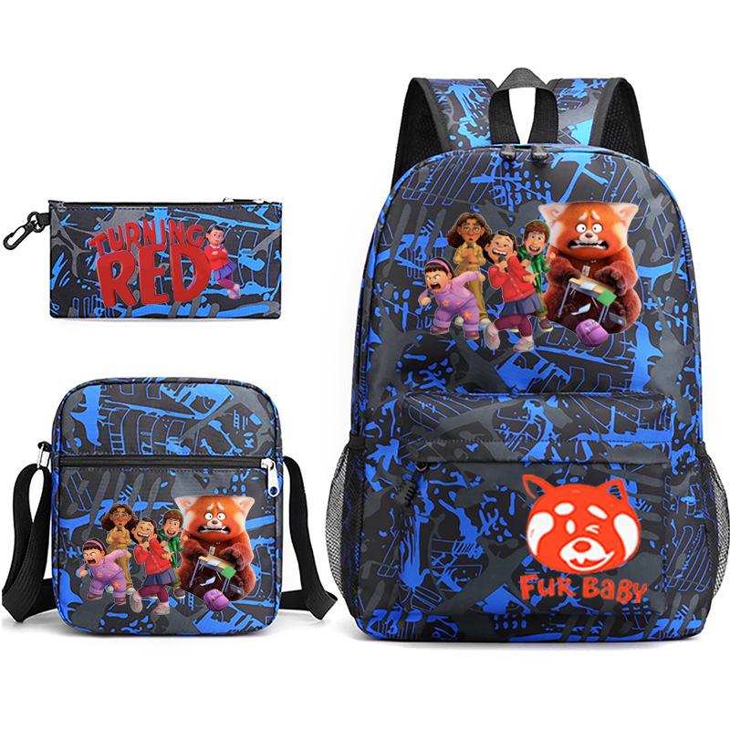 2022 Youth Metamorphosis 3 Sets/piece Laptop Backpack School Teen Girl Student Schoolbag