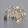 1pc Smart LED Copper Wire Lights , Pearl-Shaped String Lights, Battery-Powered for Home, Holiday Decor, Christmas & Weddings
