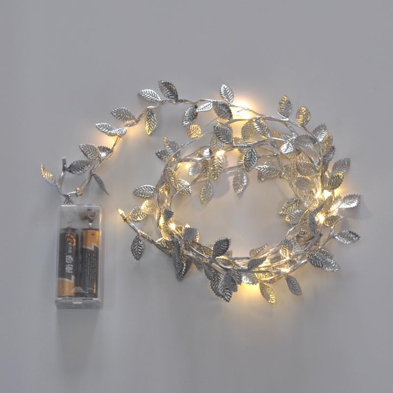 1pc Smart LED Copper Wire Lights , Pearl-Shaped String Lights, Battery-Powered for Home, Holiday Decor, Christmas & Weddings