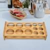 Wood Shot Glass Holder Glasses Rack Serving Holder Cup Rack Base Mug Organizer for Kitchen Restaurant Party Events Nightclub