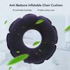 Inflatable AntiBedsore Cushion Round Shape Cushion for Elder Bedridden Patient with Pump(Royal Blue )
