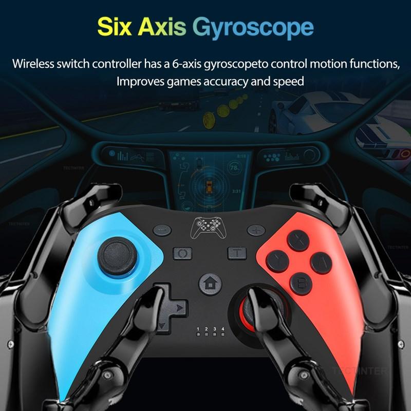 Wireless Gamepads Bluetooth Controller Compatible Nintendo Switch 2/Switch Oled/Switch Lite for PC Control Android/IOS Phone
