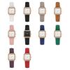 Quartz Watch for Women Luminous Hands Compact Wristwatch Elegant Arabic Numerals Watch Easy Night Reading Square Watch for Daily Wear Gift
