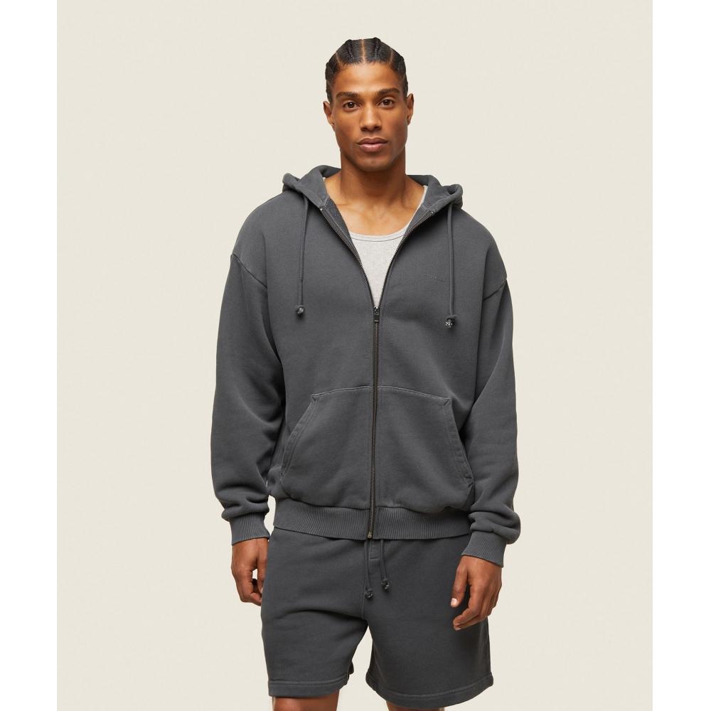 

GYMSHARK повседневная одежда Толстовка с капюшоном на молнии черного цвета A1B6M BB2J