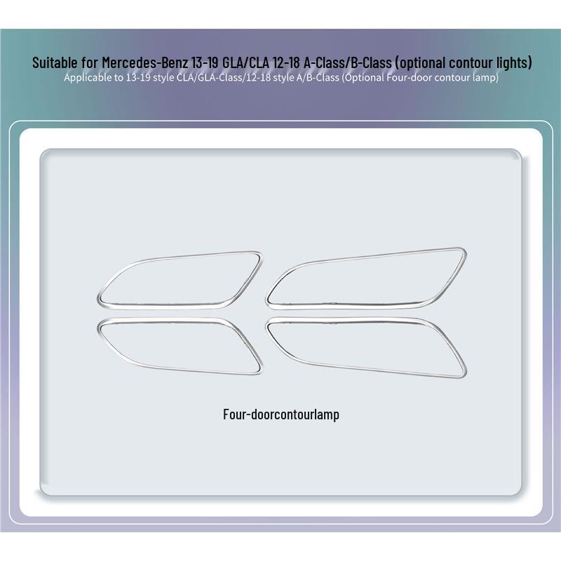 

Zhongya Car Connect Ambient Light for Mercedes-Benz GLA/CLA/A/B-Class (2012-2019) W156/W117/W176/W246 Standard