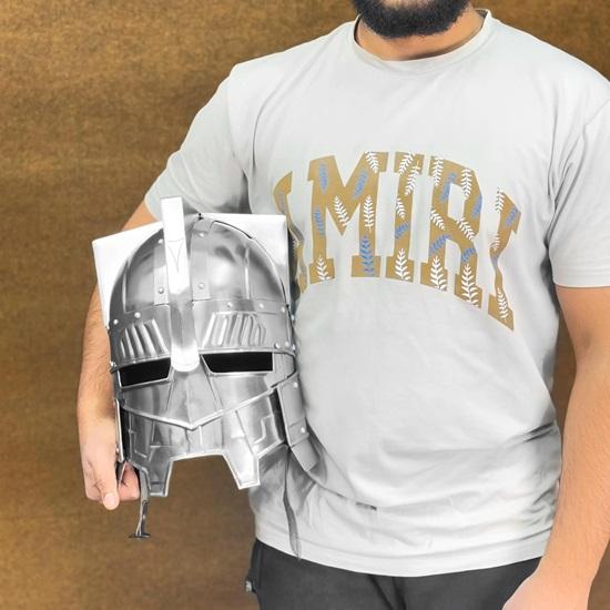 Moria Dwarven Warrior Helmet LOTR-Inspired Medieval Armor for LARP, Cosplay, Knight Costumes, and Collectible