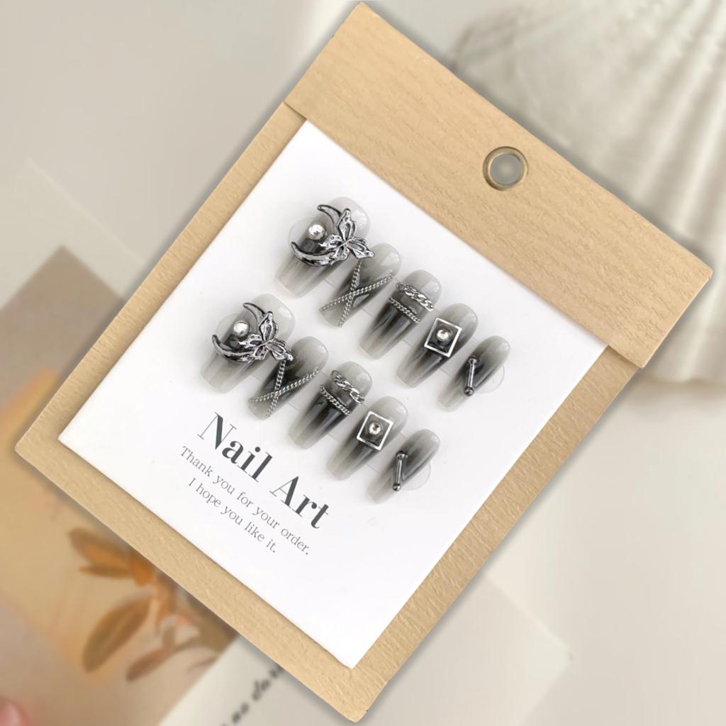 

Ручная работа, универсальные и многоразовые наклейки для нейл-арта для женщин-бабочек S