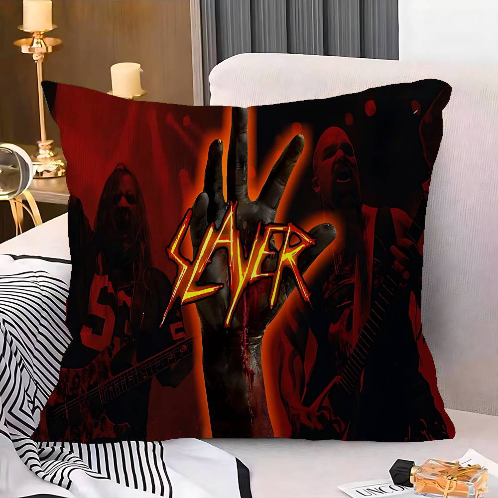 Slayer Heavy Metal Band Music Personalized Pillow Dust Cover Bedroom Kids Party Decoration Pillowcase Birthday Children Gift