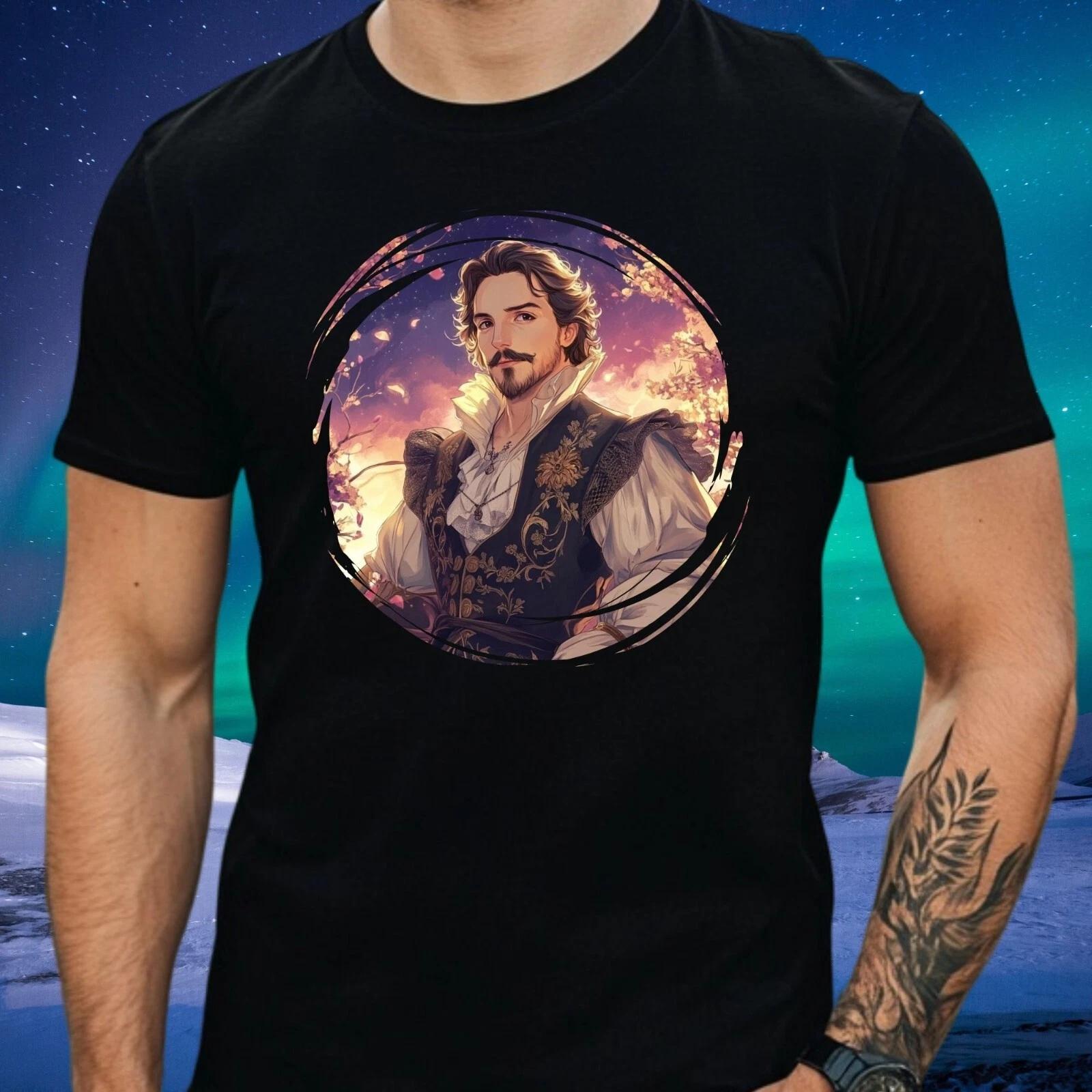 T-Shirt Herren Shakespeare Anime Motiv Baumwolle Größe XS bis 5XL XXXXL