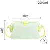 Silicone Shoulder Bag Water-Resistant Top Snap Clasp Swim Bag Lightweight Foldable Waterproof Storage Pouch
