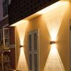 Solar LED Outdoor Garden Light Waterproof Solar Powered Lamp Super Bright Courtyard Balcony Wall Lamp Stairs Lighting Fixtures