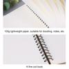 2pieces Double Spiral Office Stationery Supplies Kraft Coil Sketchbook Sketchbook Kraft Notebook