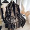 Jacquard Fashion High-End Imitation Cashmere Scarf Women'S Early Spring Warm Casual Outer Shawl Scarf