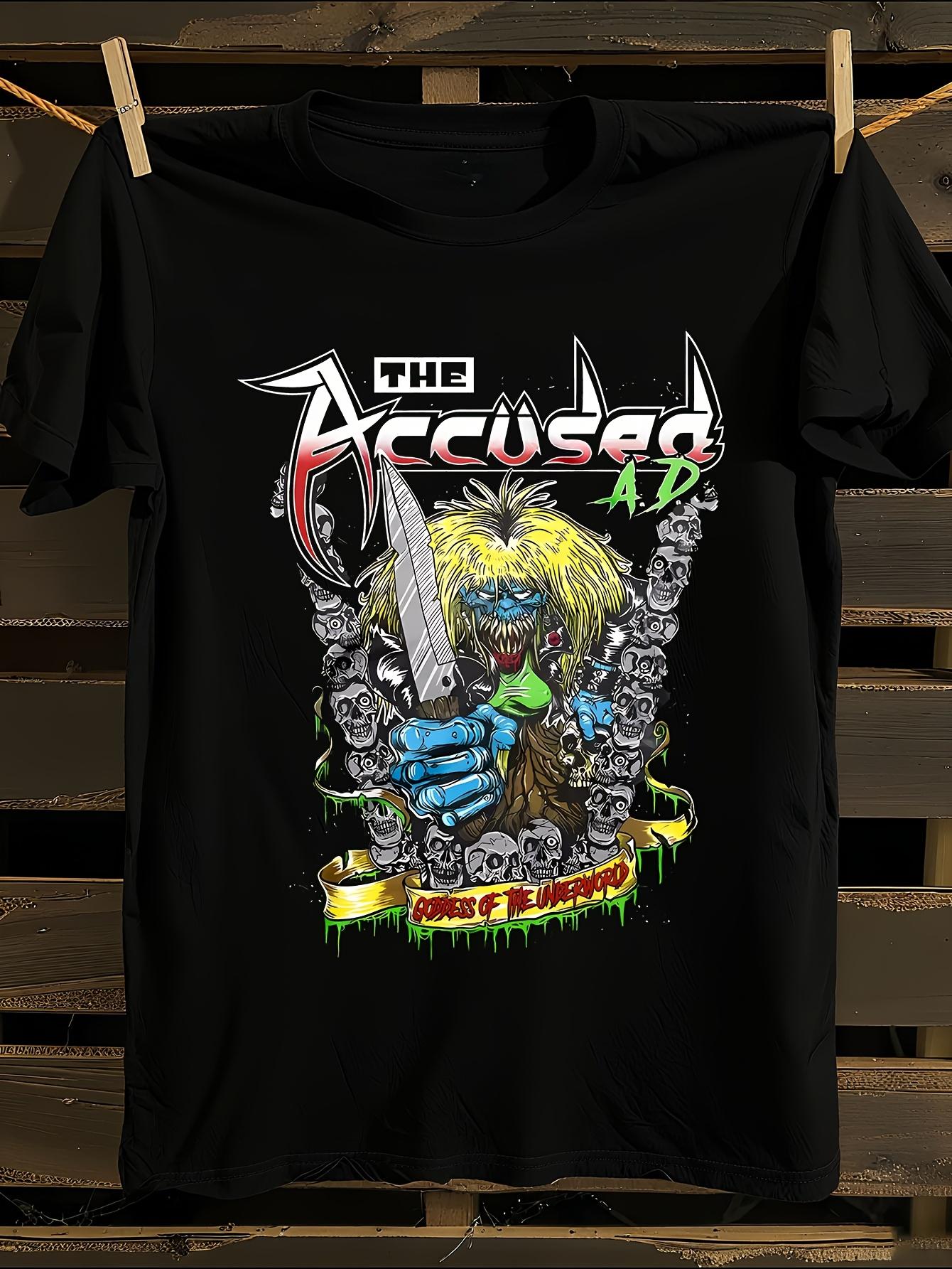 The Accused A.D. Punk Logo T-shirt L