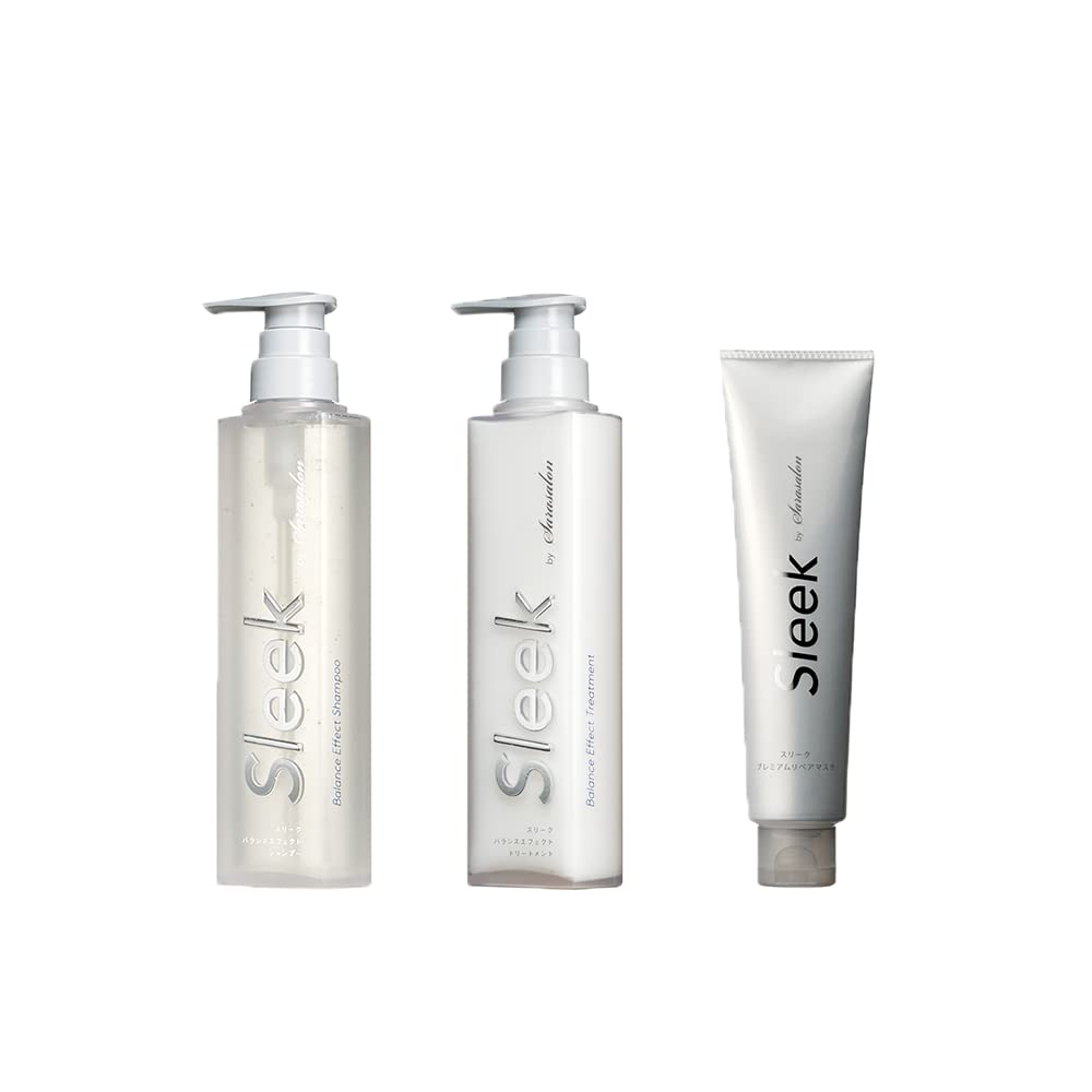 

[Эксклюзивный набор из 3 средств от Amazon: Шампунь Sleek by Sara Salon Balance Effect 360 мл и Кондиционер 360 мл и