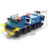147PCS 6 IN 1 Police Series City Police Building Blocks Bricks Toy Assembling Puzzle Toys Gift for Children