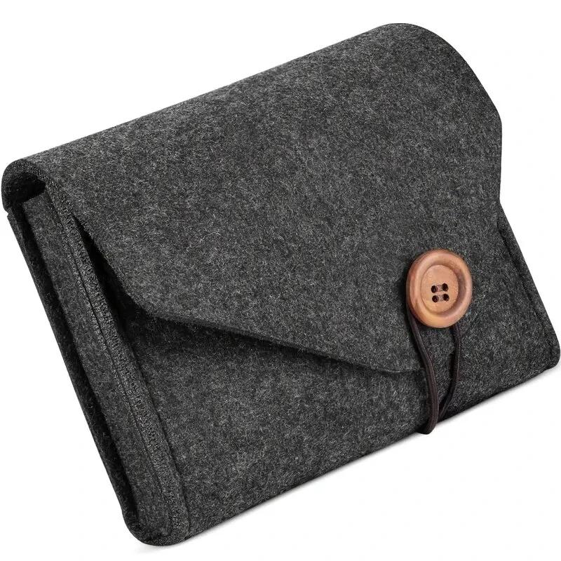 1PC Power Storage Bag Creative Charging Treasure Storage Bag Notebook Felt Accessories Package Portable Storage Bag