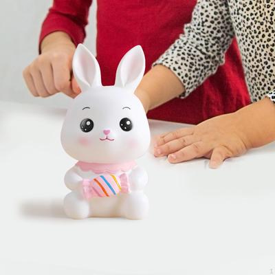 Bunny Figuren Sparschwein Desktop Nette Bruchsicher Dekorative Kaninchen Saving Jar Geld