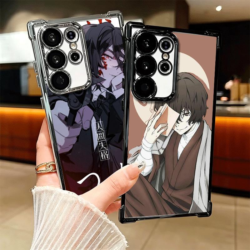 Bungo Stray Dogs Dazai Plating Phone Case For Samsung Galaxy S24 S25 FE S26 Edge S23 Ultra S22 S21 Plus S20 Anti-Fall Airabag Co