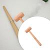 Professional Wood Mallet Rings Shaping Tool Jewelry Repair Hammer Rings Repair Tool Rings Size Adjuster Wood Texture