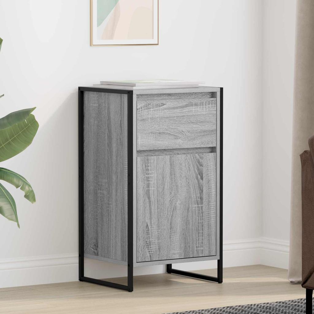 Sideboard Sonoma Grey 43 x 36 x 75.5 cm Particle Board