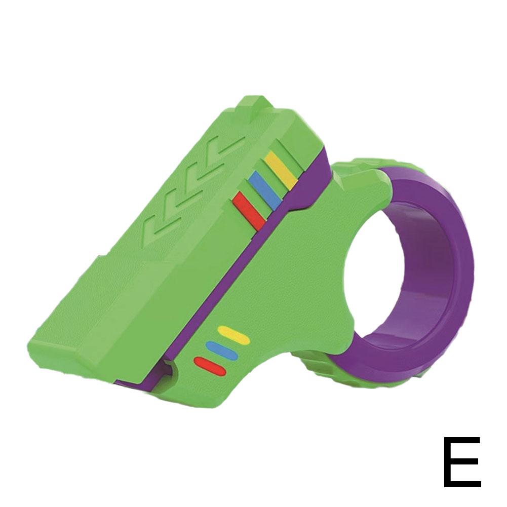 Roterende fingerskyvere Fidget Leketøy Kontor Stresslindring Skyver Skrallefinger Fidget 3D-printet Fidegt LekerFingertupp Teksturert