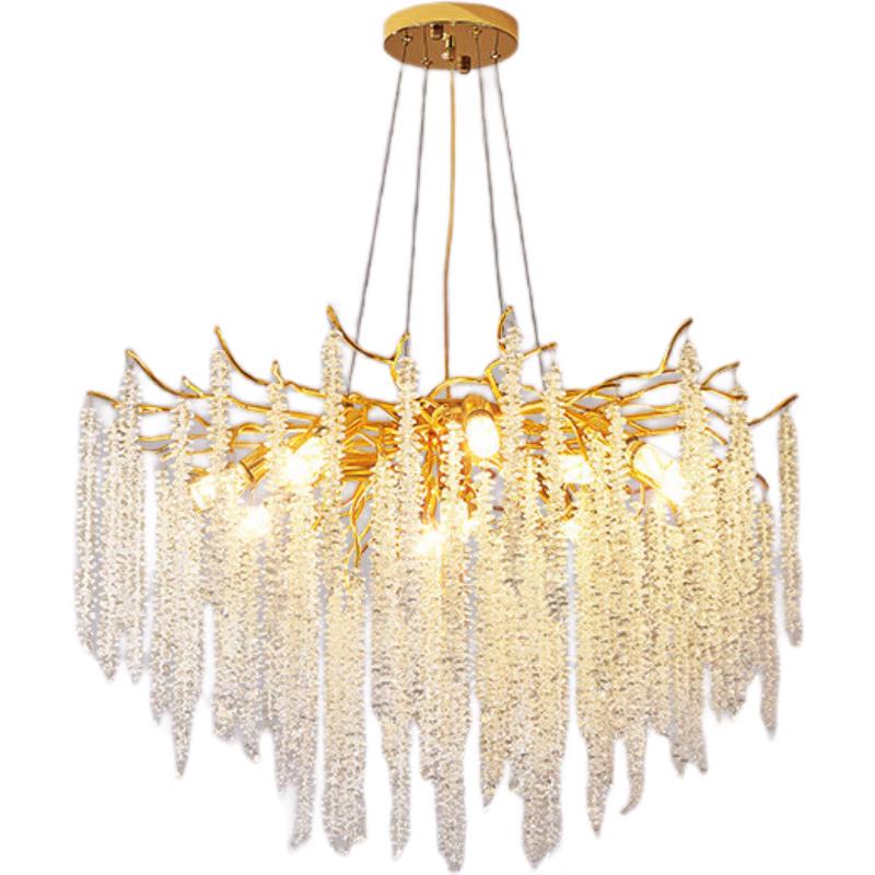 Современная скандинавская хрустальная люстра Li Shen