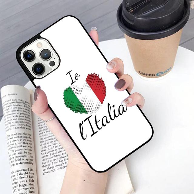 Italy Flag Phone Case For iPhone 17 Air 14 15 16 13 12 Max Cover For Apple iPhone 17 Air 11 Pro Max Plus Coque