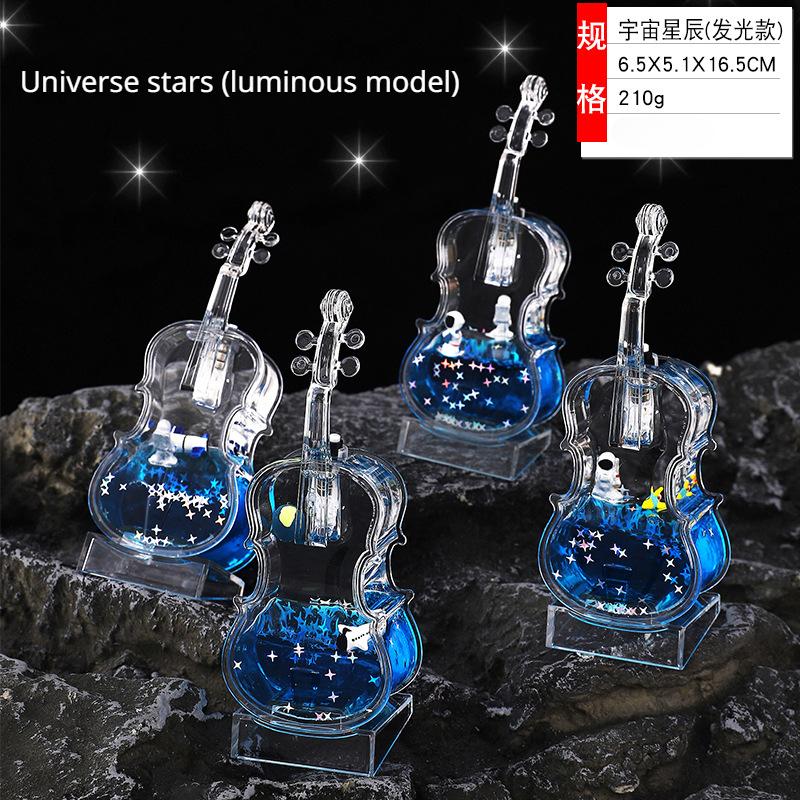 Creative Spaceman Astronaut Floating Liquid Hourglass Fluid Drift Bottle Visual Movement  Hourglass Timer Home Decor Gifts