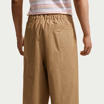 Men's Pants Nike Sportswear Casual Pants Men's Parachute Beige/White Moderate