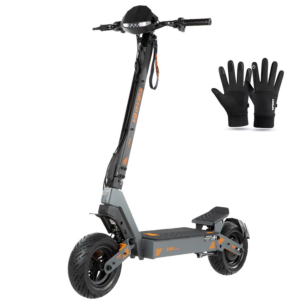 Electric Scooter Kukirin 11" 2000W Motor Adult Electric Scooter 60V 20AH Max Range 75Km Load 120Kg Black G4