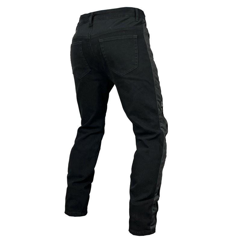 Mens Motorcycle Jeans Mesh Breathable Biker Pants Adjustable Knee Pads Protective Gear