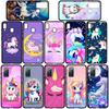 Anime Unicorn Cartoon  Horse Soft Phone Cover for Huawei Nova 3i 3 5t 2i 7 SE Mate 10 20 P20 P30 Pro 2 Lite Silicone Case