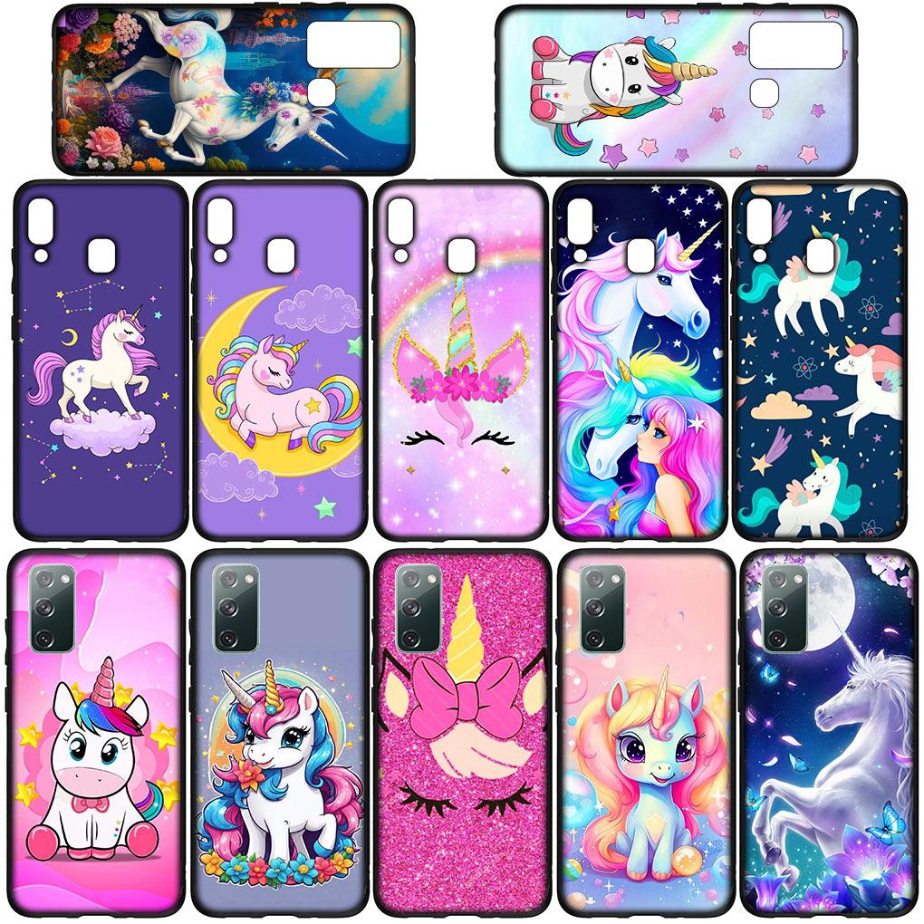 Anime Unicorn Cartoon  Horse Soft Phone Cover for Huawei Nova 3i 3 5t 2i 7 SE Mate 10 20 P20 P30 Pro 2 Lite Silicone Case