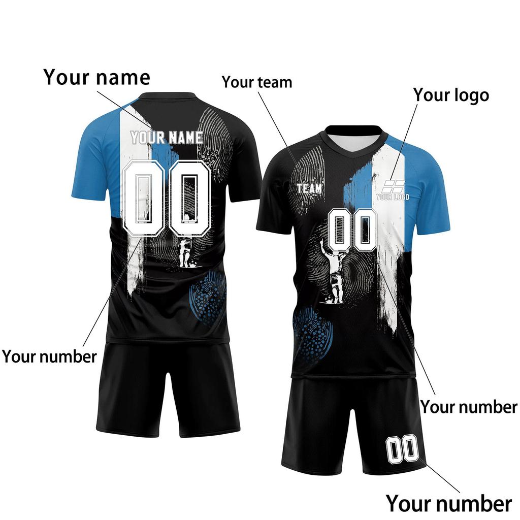 Personalised Shirts Kit Mens Girls With Name Number Custom Football Jerseys For Boys Training Suit