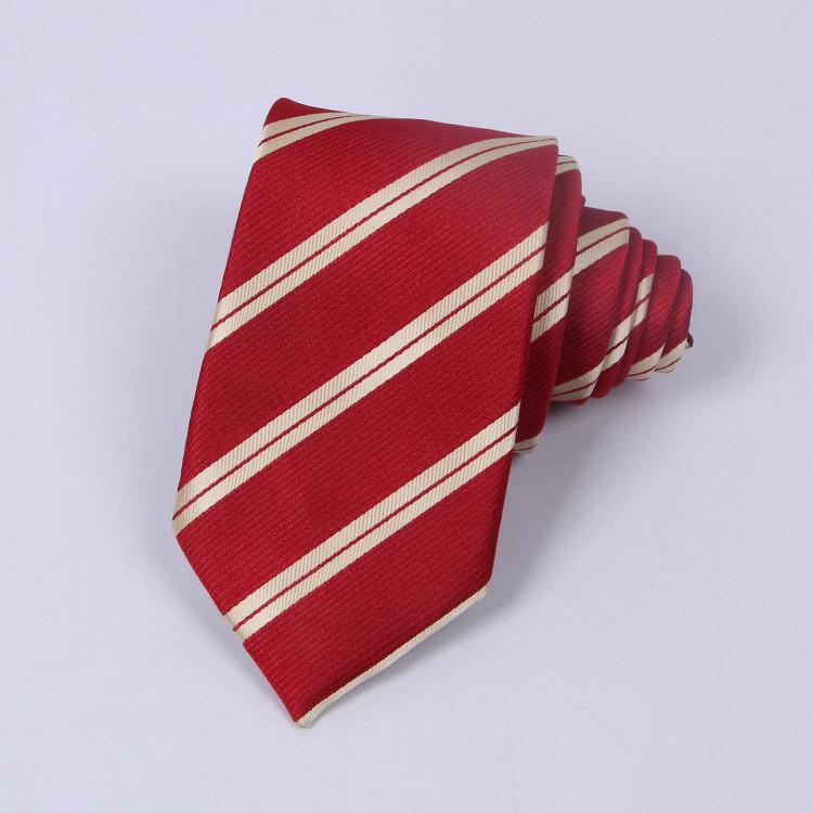 Student Jk Uniform Tie With Striped Pattern For School Wear
