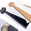 1 Piece Cute Cat Straight Ruler Wooden Kawaii Tools Stationery Cartoon Drawing