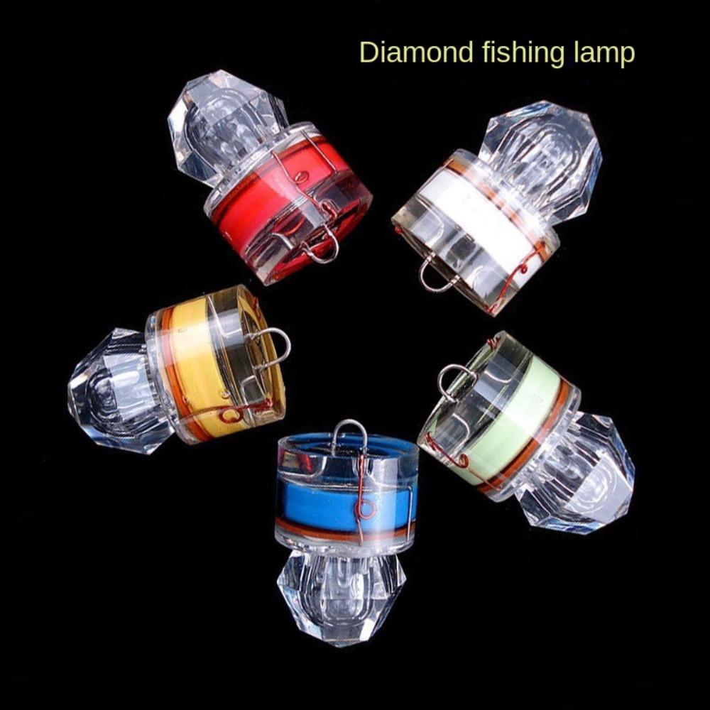 LED Flashing LED Fishing Lamp Plastic Night Fishing Lamp LED Fish Attracting Indicator  Underwater