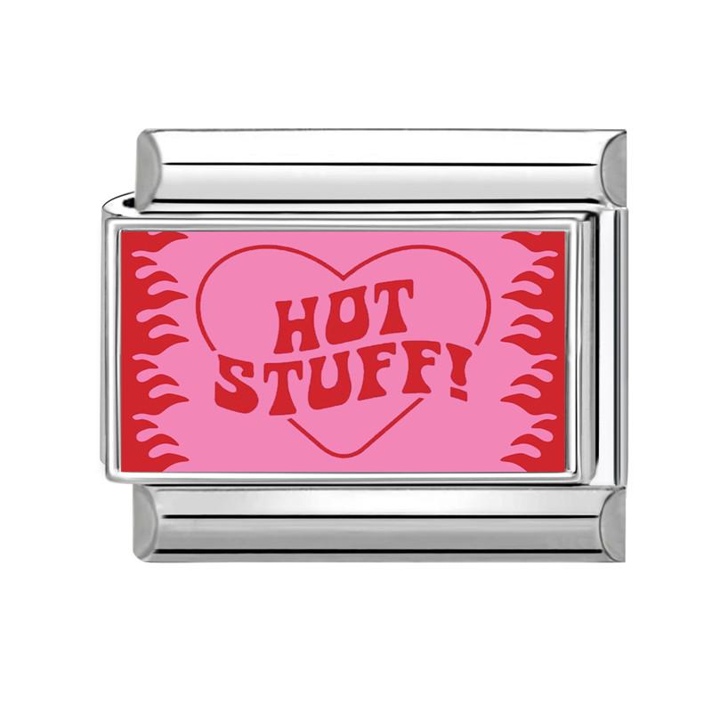 Red Pink Heart Dog Cat Flowers Italian Charm Link fit 9mm Stainless Steel Jewelry DIY Making Bracelets For Gifts